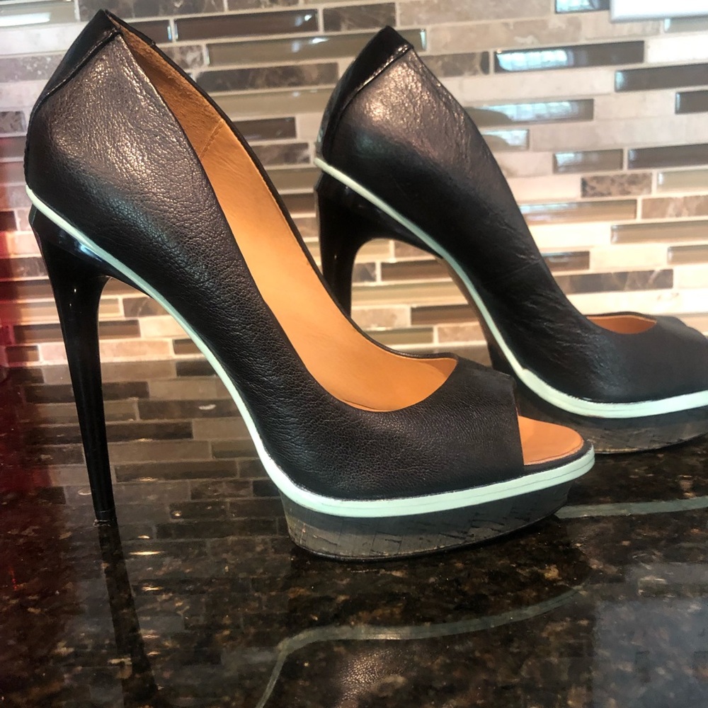 L.A.M.B Platform Heels